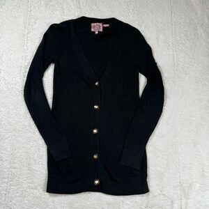 Juicy Couture Button Up Long Cardigan Sweater